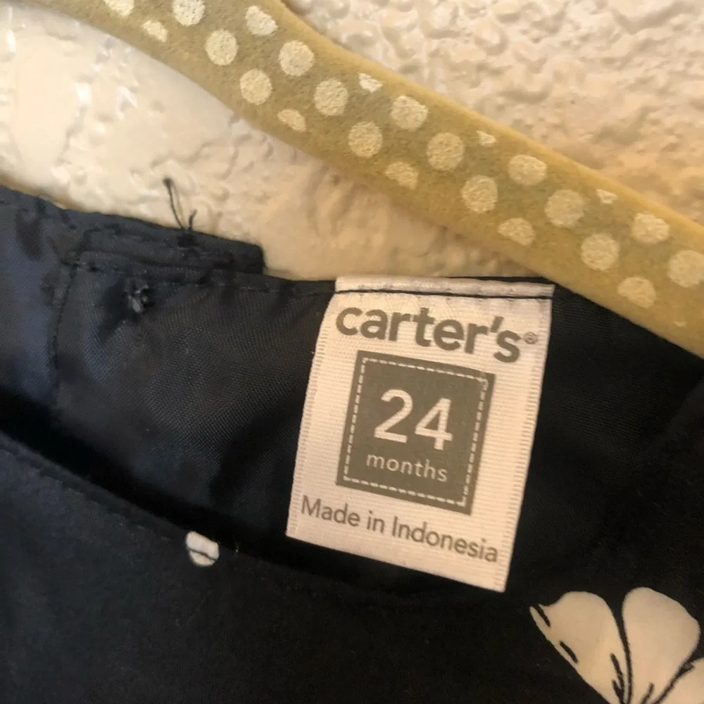 Carters black dress